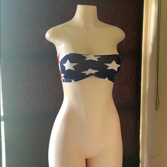 [FINAL PRICE] 🍃 red white blue Patriotic tube top - Picture 11 of 11
